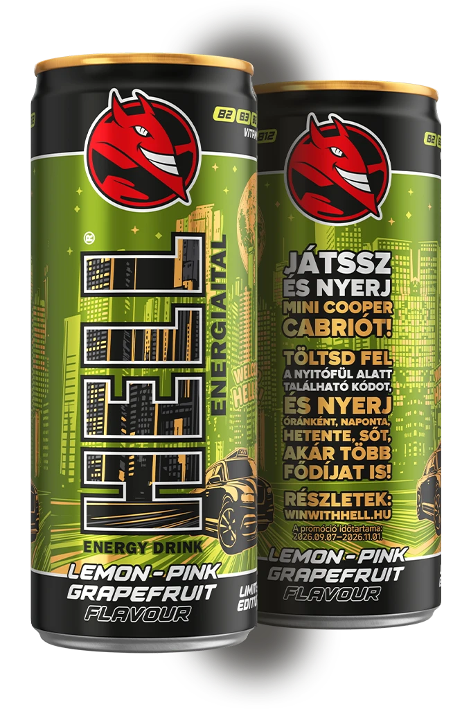 HELL Lemon-Pink Grapefruit 250 ml